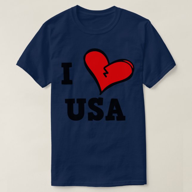 Camiseta Amo EE.UU. (Diseño del anverso)