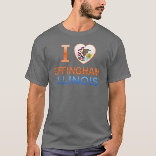 Camiseta Amo Effingham, IL (Anverso)