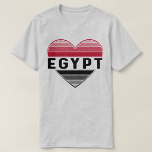 Camiseta Amo Egipto, corazón egipcio