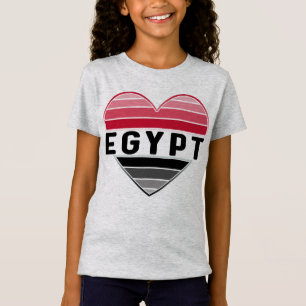 Camiseta Amo Egipto, corazón egipcio