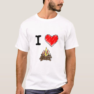 Camiseta Amo el acampar