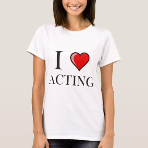 Camiseta Amo el actuar