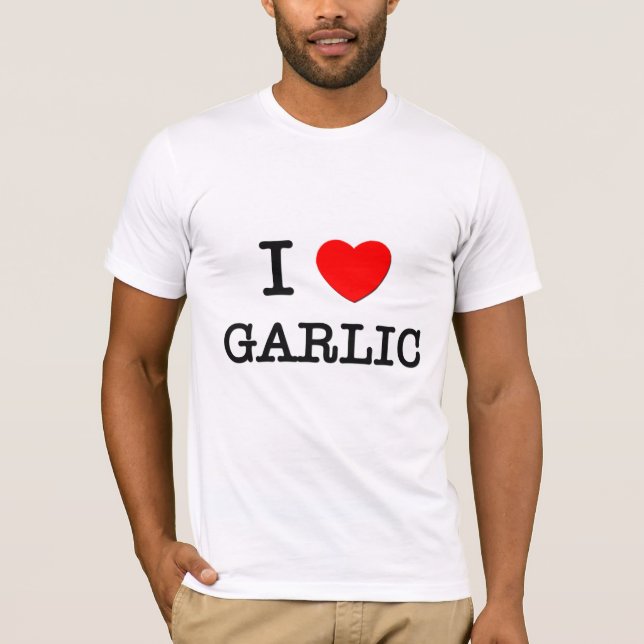 Camiseta Amo el ajo (Anverso)