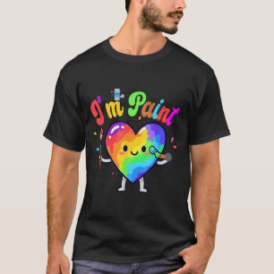 Camiseta Amo el amor para señalar Estoy pintando linda pare