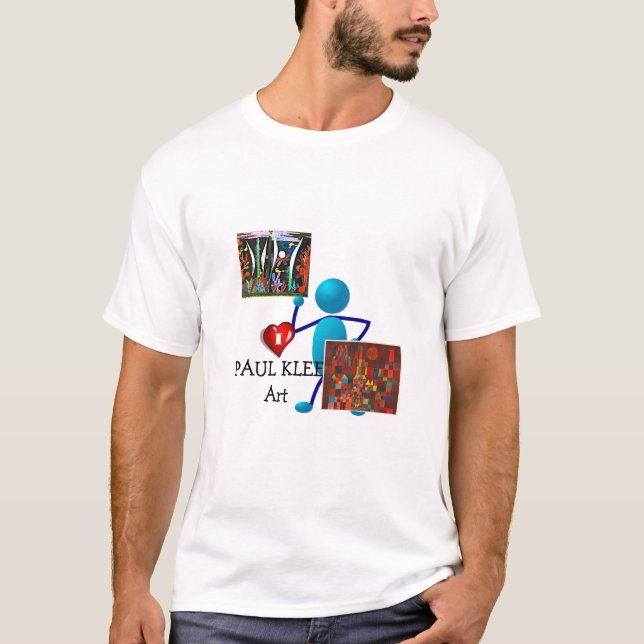 Camiseta Amo el arte de Paul Klee (Anverso)