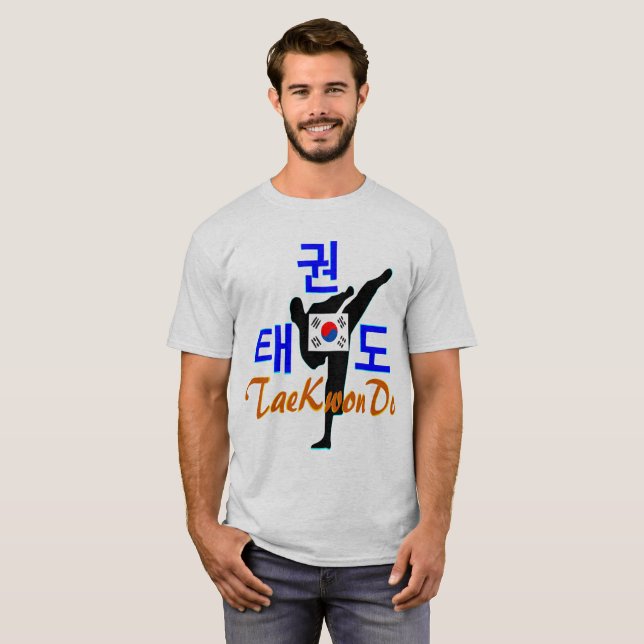 Camiseta ✔ Amo ☯ el arte marcial coreano TaeKwonDo (Anverso completo)