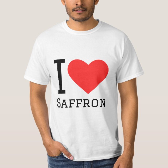 Camiseta Amo el azafrán (Anverso)
