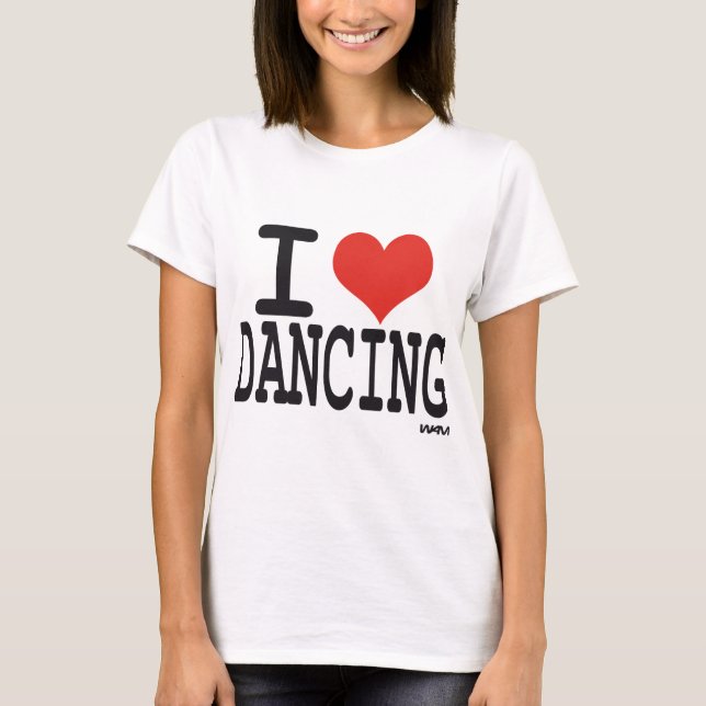 Camiseta Amo el bailar (Anverso)
