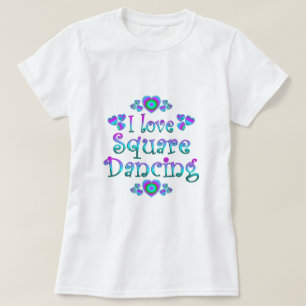 Camiseta Amo el baile cuadrado