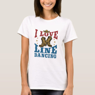 Camiseta Amo el baile de la línea