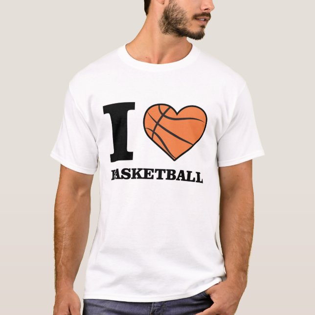 Camiseta Amo el baloncesto (Anverso)