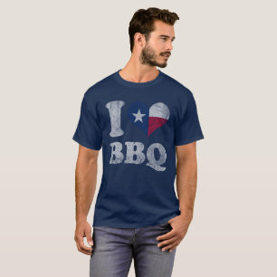 Camiseta Amo el Bbq de Tejas
