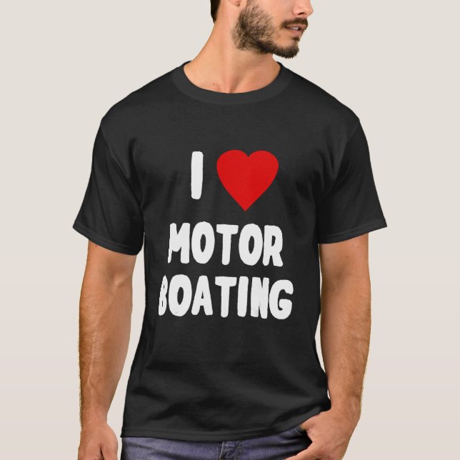 Camiseta Amo El Bote Motor (Anverso)