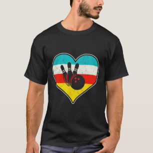 Camiseta Amo el Bowling (corazón)
