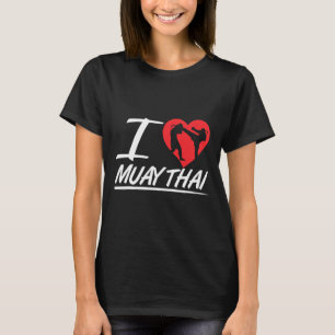 Camiseta Amo el boxeo de artes marciales de Muay Thai como