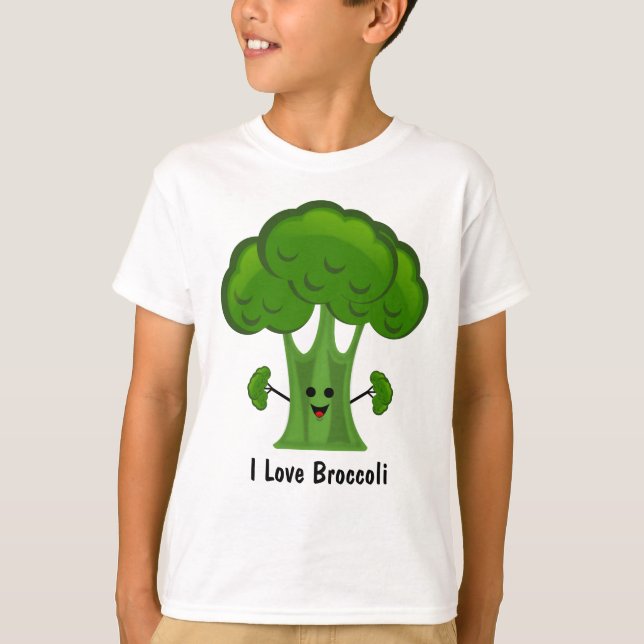 Camiseta Amo el brócoli (Anverso)