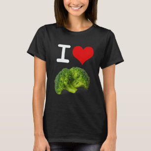 Camiseta Amo El Brócoli Vegetariano Vegano Proteína Verdura