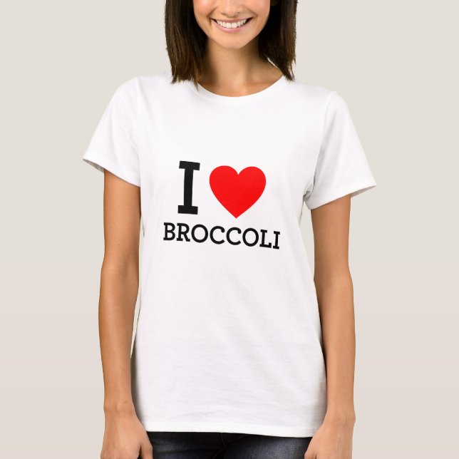 Camiseta Amo el bróculi (Anverso)