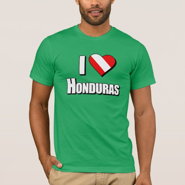Camiseta Amo el buceo en Honduras (Anverso)