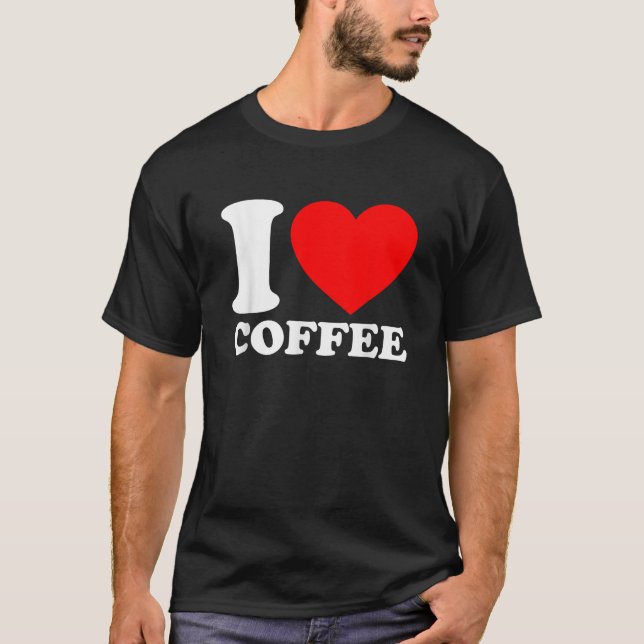 Camiseta Amo el Café (Anverso)