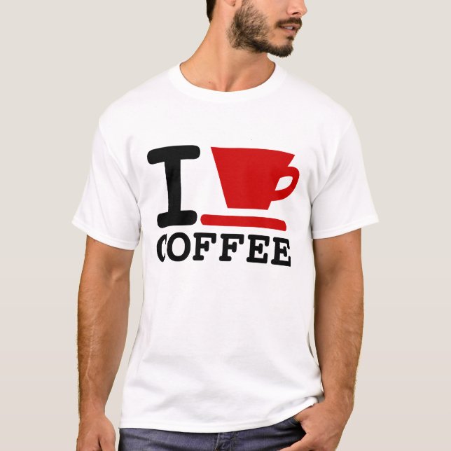 CAMISETA AMO EL CAFÉ (Anverso)