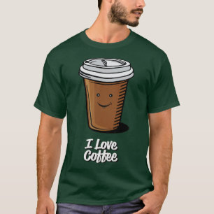 Camiseta Amo el café3