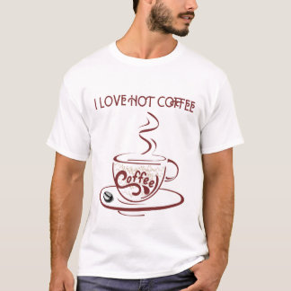 CAMISETA AMO EL CAFÉ CALIENTE