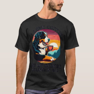 Camiseta Amo el café y la montaña de mi perro berlinés W