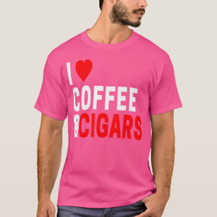 Camiseta Amo el café y los cigarros
