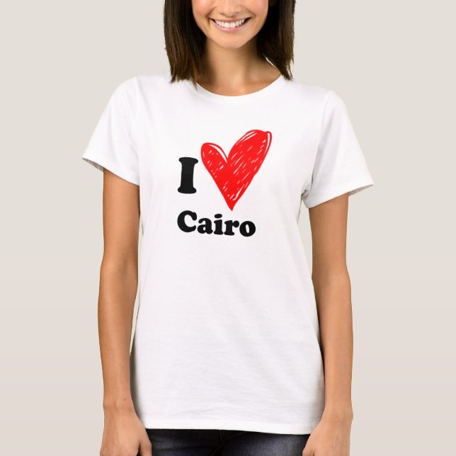 Camiseta Amo El Cairo (Anverso)