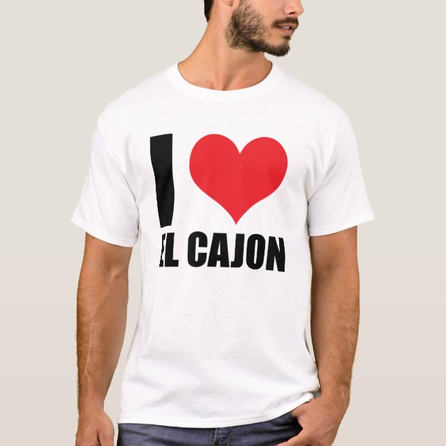 Camiseta Amo El Cajon (Anverso)
