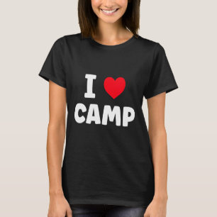 Camiseta Amo el campamento de verano Glamping