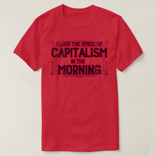 Camiseta Amo el capitalismo 1 (Diseño del anverso)