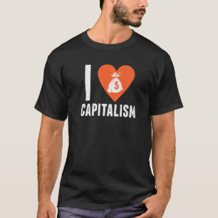 Camiseta Amo el capitalismo Empresarios ejecutivos Negocio