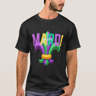 Camiseta Amo El Carnaval De Mardi Gras Fleur Cute De Lis Pa