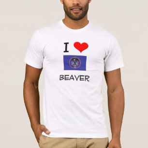 Camiseta Amo el castor Utah