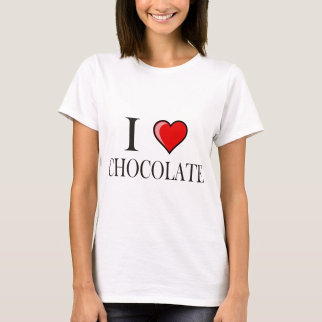 Camiseta Amo el chocolate (Anverso)