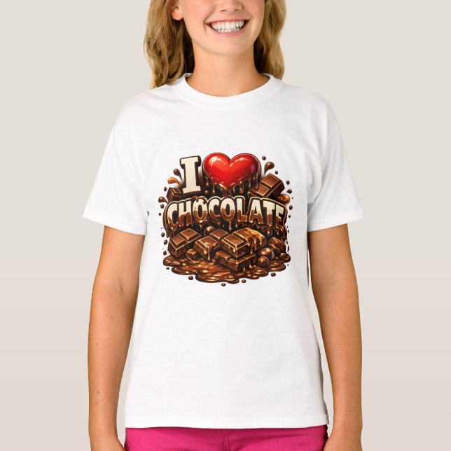 Camiseta Amo el Chocolate (Anverso)