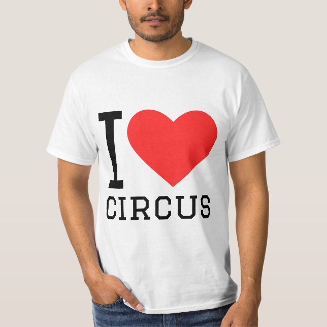 Camiseta Amo el circo (Anverso)