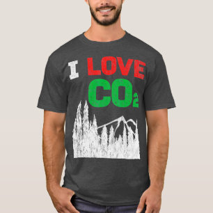 Camiseta Amo el CO2 Diesel cambio climático regalo diverti