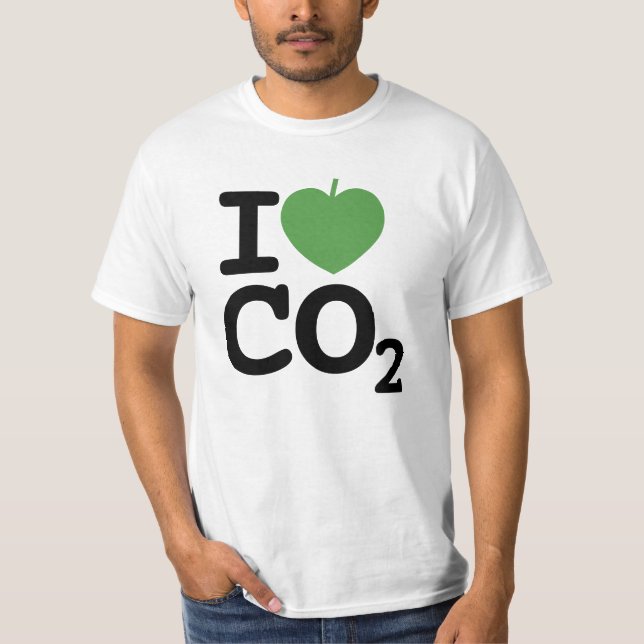 Camiseta Amo el CO2 - Leo el valor del dióxido de carbono d (Anverso)