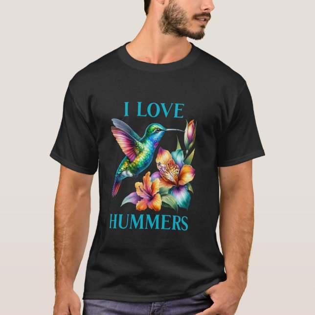 Camiseta Amo el colibrí de Hummers (Anverso)