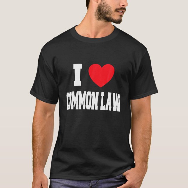 Camiseta Amo el common law (Anverso)