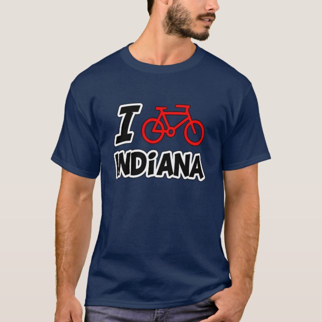 Camiseta Amo el completar un ciclo de Indiana (Anverso)