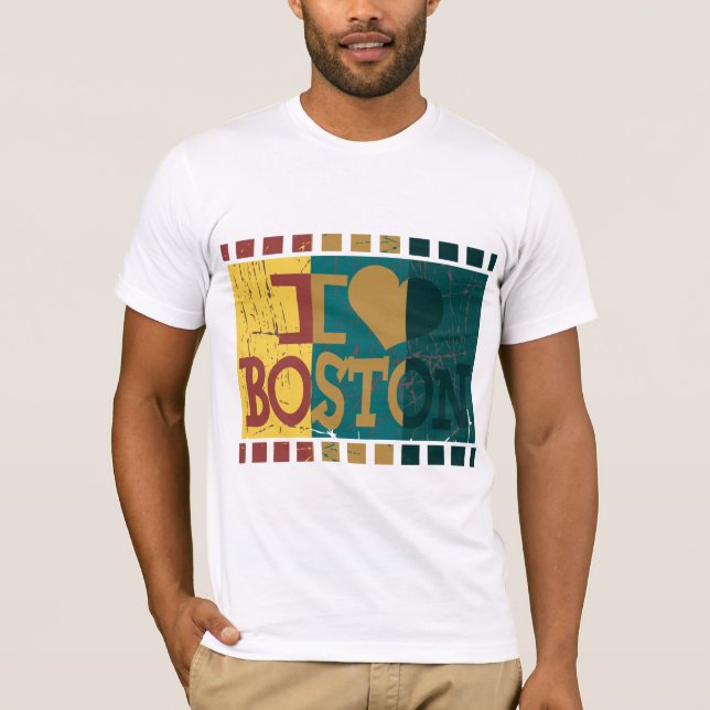Camiseta Amo (el corazón) Boston - Viejo Boston (Anverso)