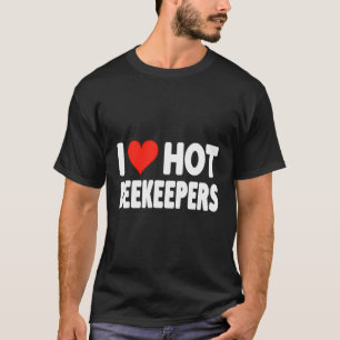 Camiseta Amo el corazón de apicultores calientes - Esposa E