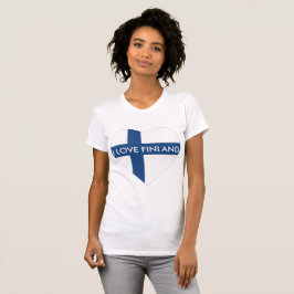 CAMISETA AMO EL CORAZÓN DE FINLANDIA