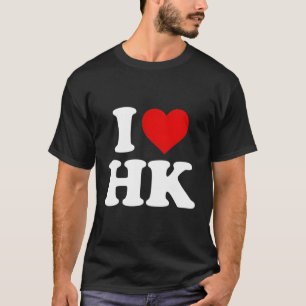 Camiseta Amo El Corazón De Hk