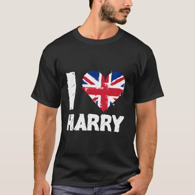 Camiseta Amo el corazón de Jack Union de Harry (Anverso)