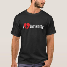 Camiseta Amo el corazón de la aviación de Jet Noise